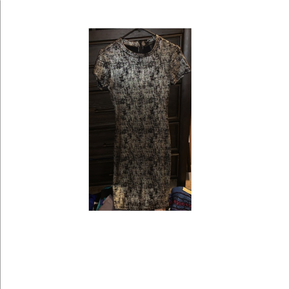 Metallic dress